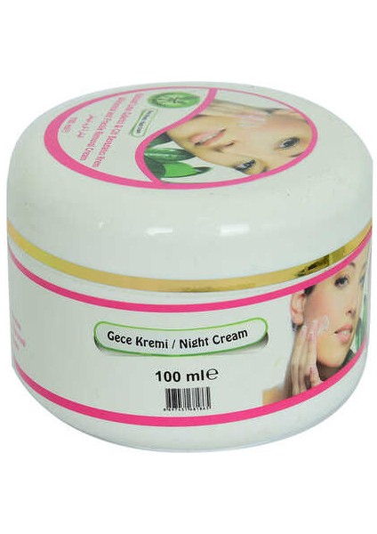 Bitkisel Leke Giderici Cilt Beyazlatıcı Gece Kremi 100 ml