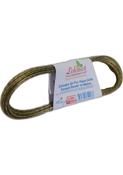 Çamaşır Ipi Pvc Kaplı Çelik Karışık Renkli 10 Metre 1 Adet fiyatları