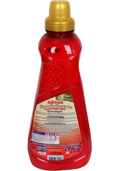 Soft Touch Konsantre Yumuşatıcı Kaşmir Büyüsü Kalıcı Parfüm 60 Yıkama 1500 ml modelleri