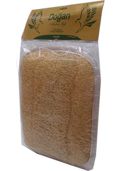 Doğal Kabak Lifi El Geçmeli Sırt ve Vücut Kesesi 15 x 22