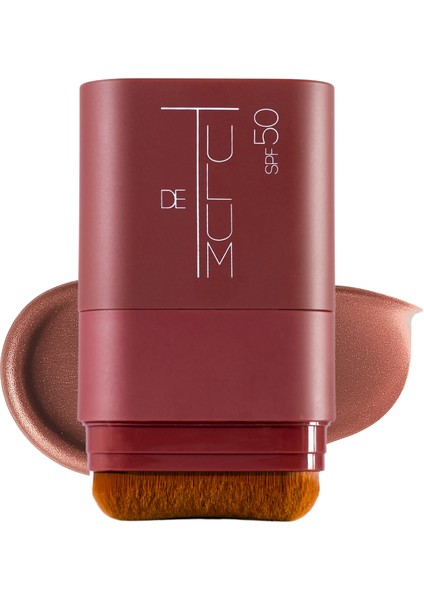 Brillonz Face Stick 50 SPF | Bronzluk Veren Işıltılı Yüz Stick | Bronze Glow Face Stick