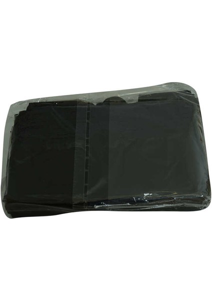 Küçük Boy Atlet Geri Dönüşüm Granül Çanta Poşet 40X25 cm Kalın Siyah 1000 gr 1 Paket