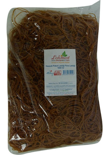 Kauçuk Paket Lastiği Para Lastiği 1000 gr Paket