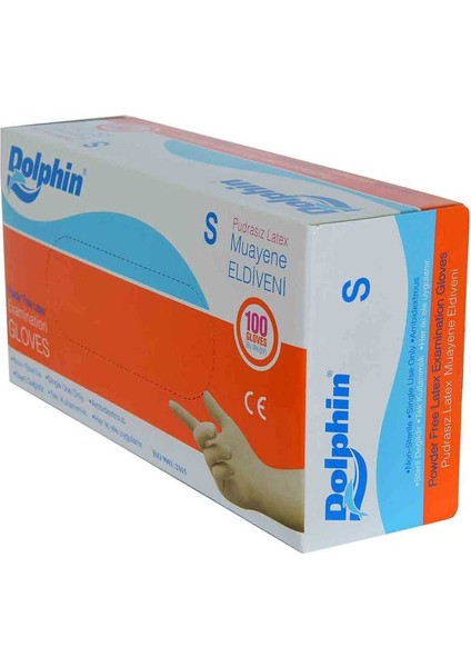 Pudrasız Beyaz Latex Muayene Eldiveni Küçük Boy (S) 100 Lü Paket modelleri