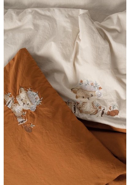 Cuddly Bebek Nevresim Takımı Clever Bej