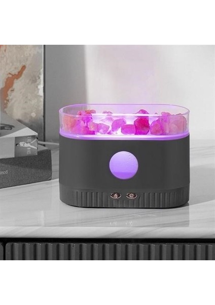 Himalaya Tuzlu Renkli LED Aydınlatmalı 200ML Hava Nemlendiricili Aromaterapi Difüzörü indirimleri