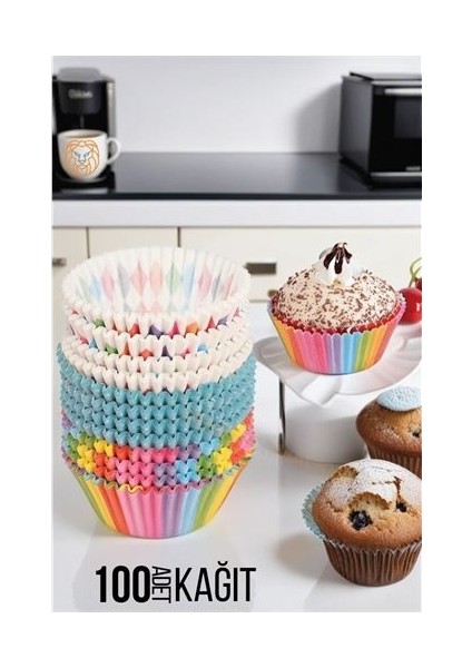 Engithalat Muffin Kalıbı 100 Adet Paolelli