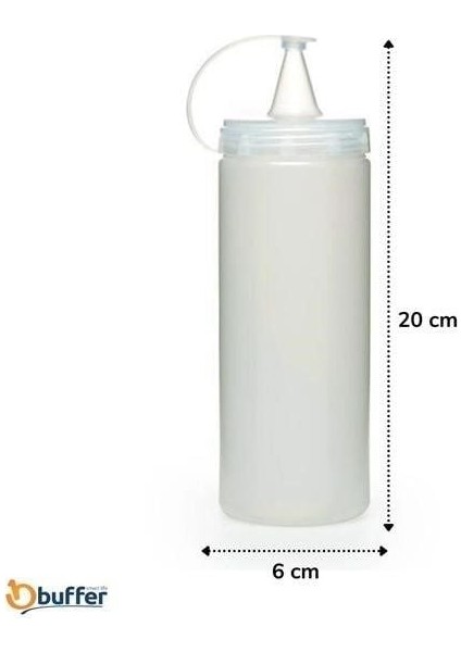 Şeffaf Kapaklı Sızdırmaz Yağlık Sosluk Şişesi Plastik Yağdanlık 400 ml AP-9028 fırsatları