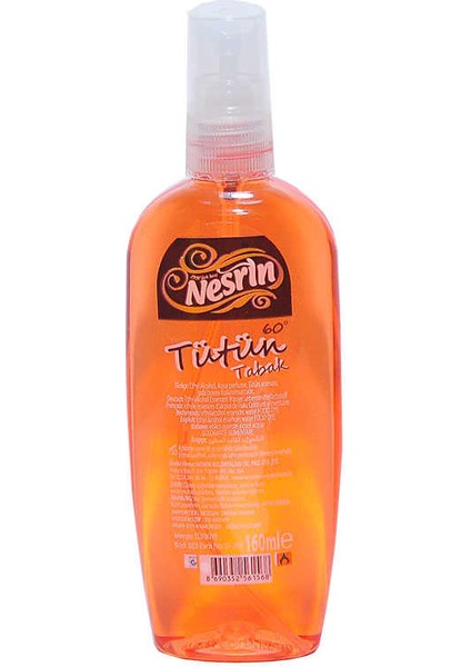 Tütün Kolonyası 60 Derece Pet Şişe Sprey 160 ml