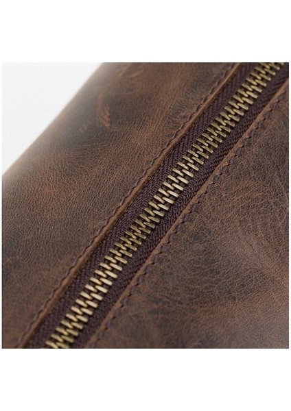 Deri Bakım ve Seyahat Çantası, M Beden, G6 Kahverengi modelleri