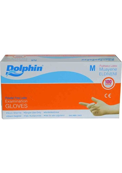 Pudrasız Beyaz Latex Muayene Eldiveni Orta Boy (M) 100 Lü Paket fiyatları