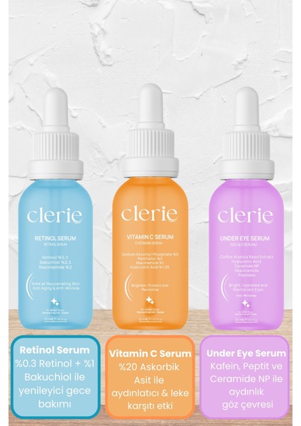 Avantajlı 3'lü Serum Seti