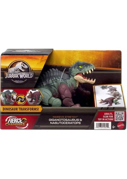 HPD33 Jurassic World Değişim Serisi - Çifte Tehlike Büyük Dinozor Figürleri