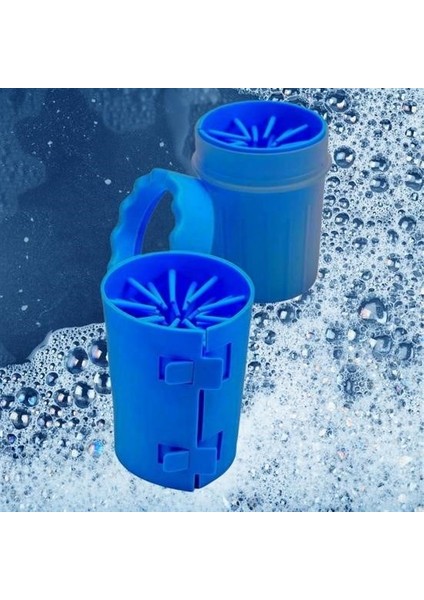 Silikon Jel Fırçalı Kedi Köpek Pati Ayak Temizleme Kovası Büyük fiyatları