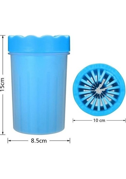 Silikon Jel Fırçalı Kedi Köpek Pati Ayak Temizleme Kovası Büyük indirimleri