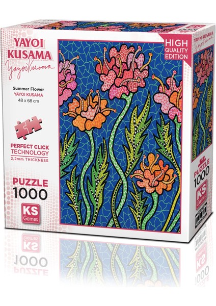 Puzzle 1000 Parça Yayoi Kusama Summer Flowers