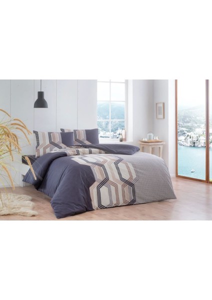 Ranforce Tek Kişilik Nevresim Takımı Vesper Kahve