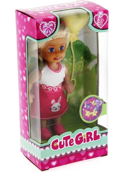 Sarı Balonlu Sarışın Mini Bebek