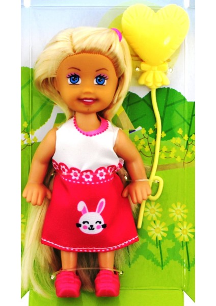Sarı Balonlu Sarışın Mini Bebek