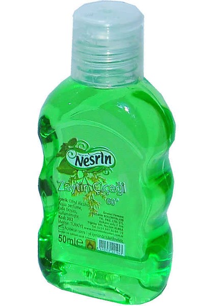 Zeytin Çiçeği Kolonyası 60 Derece Pet Şişe 50 ml modelleri