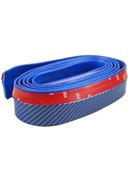 Mavi 2,5 Metre Araba Oto Ön Tampon Koruyucu Kauçuk Pratik Tampon Şerit Bant Döşeme Kiti fiyatları