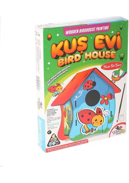 2788 Ahşap Kuş Evi -Totteriq