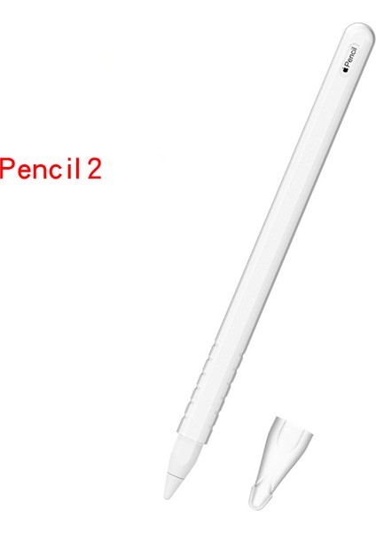 Apple Pencil (2. Nesil) Için Yumuşak Silikon Kalem Eldivenleri - Şeffaf (Yurt Dışından)