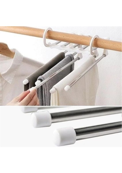 Hareketli Dolap Içi Pantolon Kravat Şal Askı Sistemi Düzenleyici Katmanlı Askılık Organizer modelleri