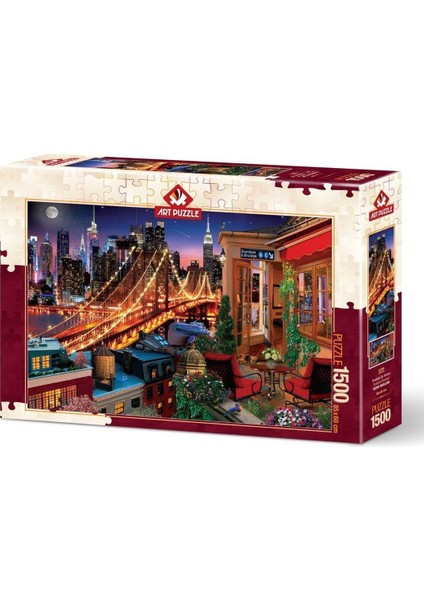 5376 Art Puzzle Terastan Brooklyn 1500 Parça Puzzle / +15 Yaş