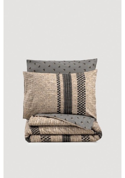 Toprak Arlo Kahve Tek Kişilik Nevresim Takımı modelleri