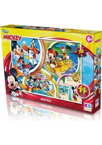 200 Parça Mickey Mouse Puzzle