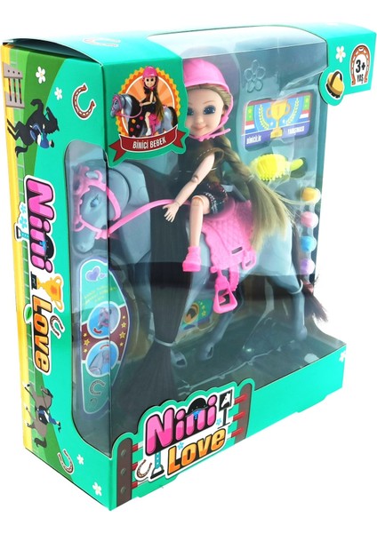 Nini Love Binici Bebek Gri At modelleri