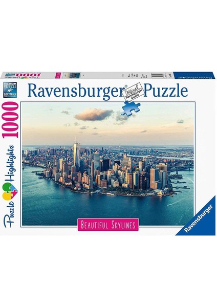 140862 Ravensburger, New York, 1000 Parça Puzzle