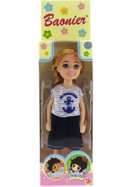 Baonier Denizci Elbiseli 14 cm Sarışın Tekli Kız Bebek