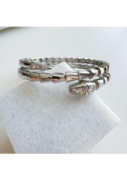 Çelik Snake Bileklik