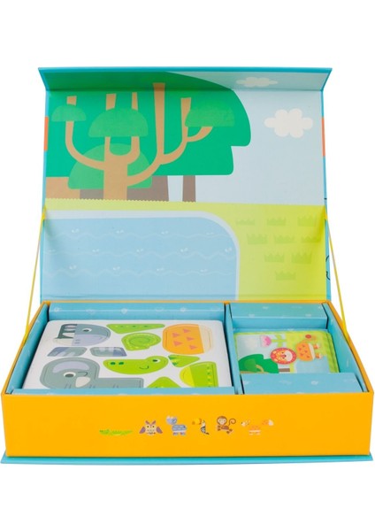 Ahşap Mıknatıslı Oyun Seti Ormanda modelleri