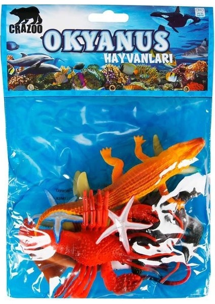 Okyanus Hayvanları Poşetli Hayvan Oyun Seti fiyatları