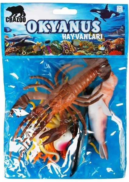 Okyanus Hayvanları Poşetli Hayvan Oyun Seti modelleri
