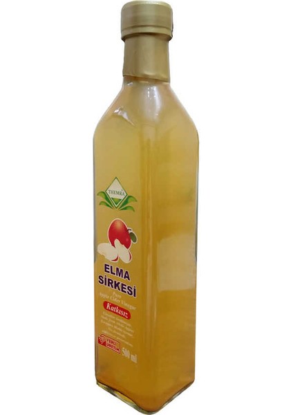 Elma Sirkesi Cam Şişe 500 ml