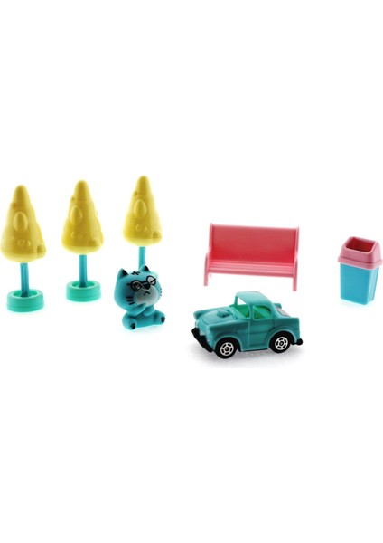 Kedi Şehri Park Figürleri Seti