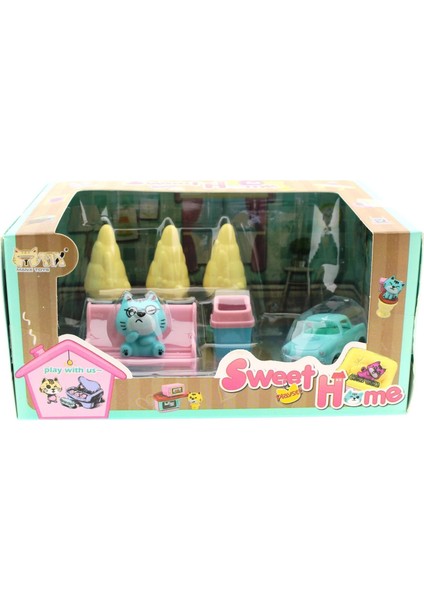 Kedi Şehri Park Figürleri Seti modelleri