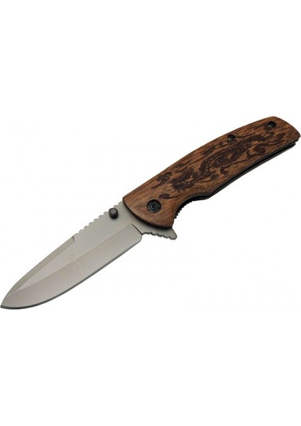 Browning X45 Ahşap Çakı 23 cm Manuel, Kemerlikli