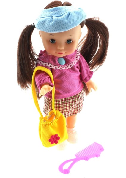 Pembe Saten Elbiseli Et Bebek