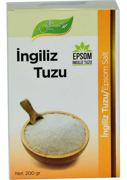 İngiliz Tuzu Yenilebilir Epsom Salt Magzenyum Sülfat 200 gr fiyatları