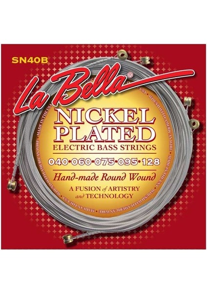 Gitar Aksesuar Bas Tel Labella 5 Telli LB-SN40-B 0,40