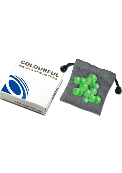 Yan Flüt Aksesuar Nuvo Kapak Seti Yeşil NV-N220KCGR