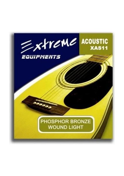 Gitar Aksesuar Akustik Tel Extreme XAS11