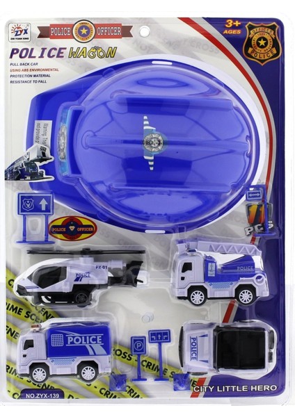Baretli Polis Araçları Seti