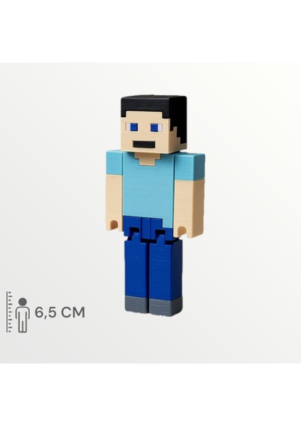 Minecraft Çiftlik Set Steve Alex Köylü Arı Tavuk Koyun Inek Keçi At