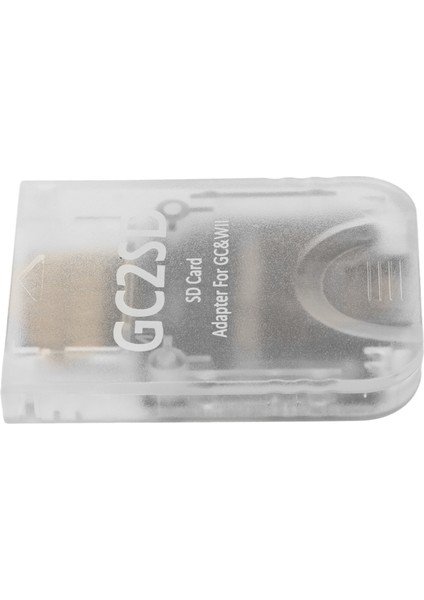 GC2SD Kart Okuyucu Tak ve Çalıştır Taşınabilir Profesyonel Oyun Konsolu Mikro Depolama Kartı Adaptörü Wii Için Gc Şeffaf (Yurt Dışından) modelleri